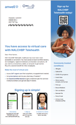 Amwell NALCHBP Telehealth - Spring 2024 Mailer