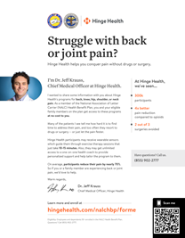 Hinge Health Flyer Dr Jeff Krauss