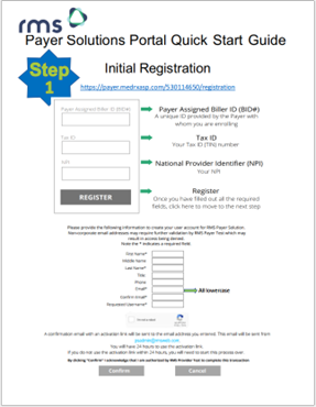 RMS Payer Solutions Portal Quick Start Guide
