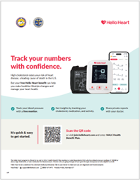 Blood pressure monitor and hello heart app